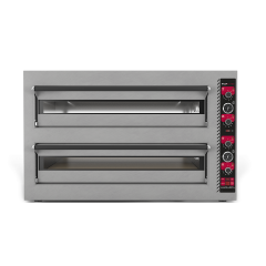 Inoxclass Çift Katlı Elektrikli Pizza Fırını 30 cm x 12 Kapasiteli, Margarita M-602E