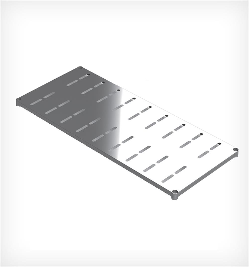 Yüksel, PASLANMAZ PERFORE RAF 201 INOX 36×122 cm, M0681448P