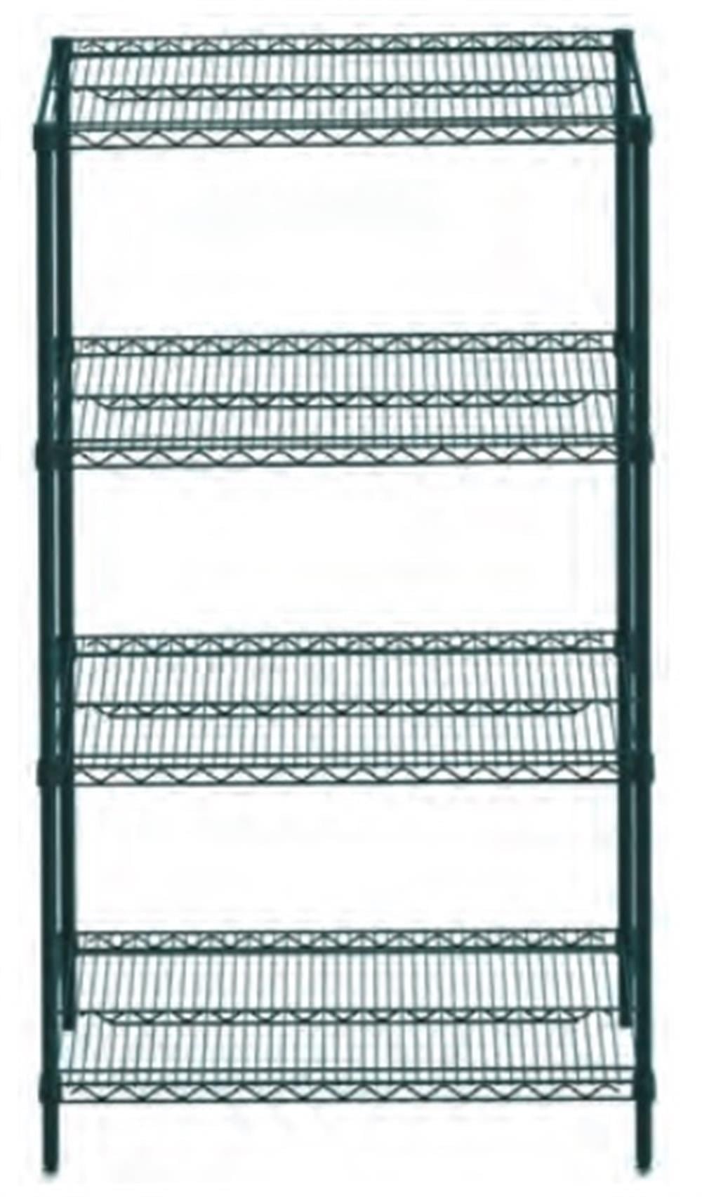 46x107x183 4 Katlı İstif Raf Boyalı Antibakteriyel
