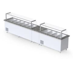 Iceinox Nötr Servis Dolabı 1 Kapılı NT-02, 100x80x132