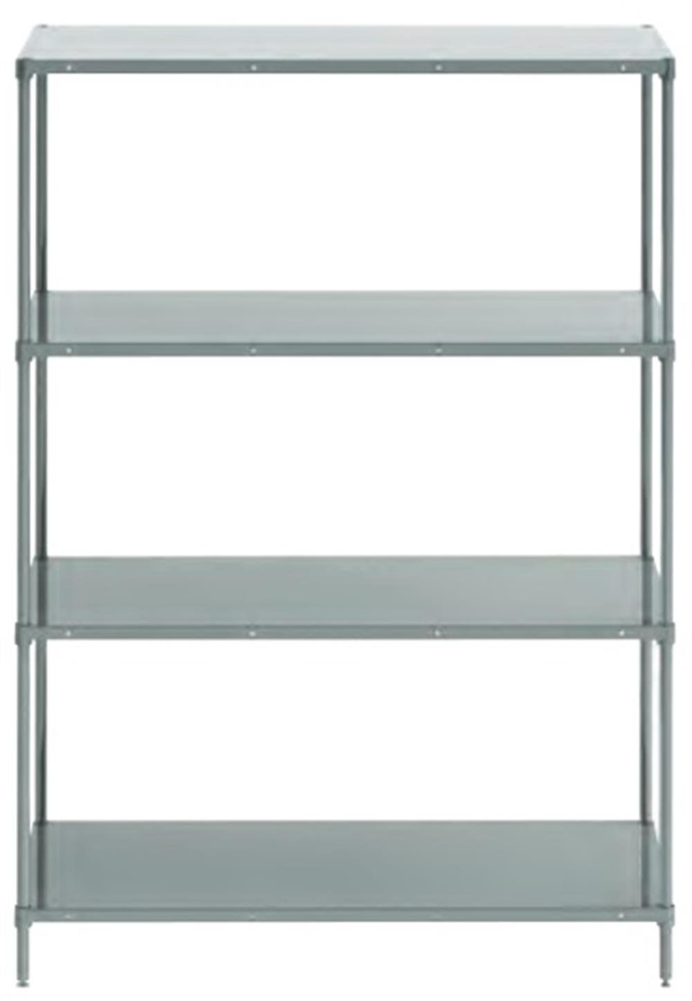 53x152x183 4 Katlı İstif Raf Boyalı Düz