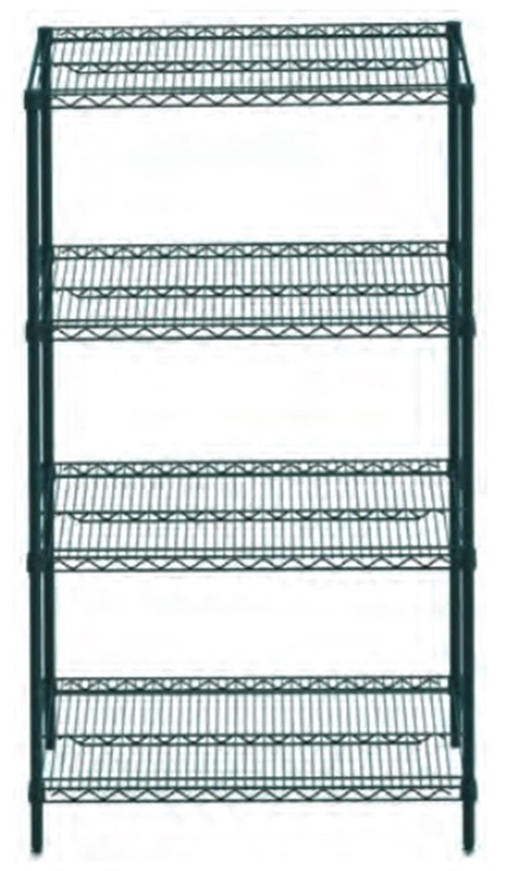 53x152x183 4 Katlı İstif Rafı Boyalı Antibakteriyel