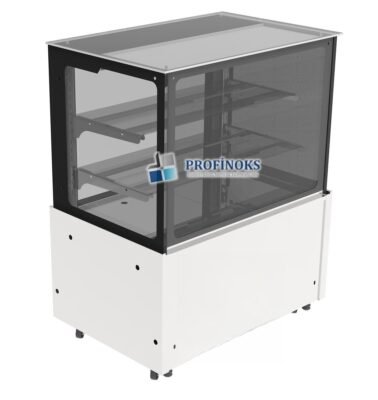 Düz Camlı Dik Tip Pasta Teşhir Dolabı Nötr 1500x700x1300 mm