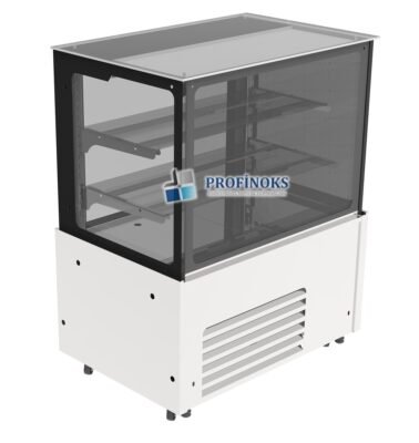 Düz Camlı Dik Tip Pasta Teşhir Dolabı Soğutmalı 1200x700x1300 mm