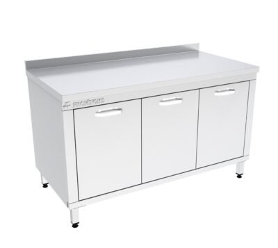 Dolaplı Çalışma Tezgahı Çarpma Kapılı Ara Rafsız 1100x700x850 mm