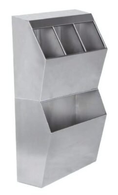 Galoş Bone Dolabı, Çöp Hazneli 500x250x800 mm