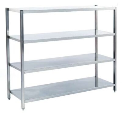 Düz Dört Sıra Tablalı İstif Rafı 1900x600x1500 mm