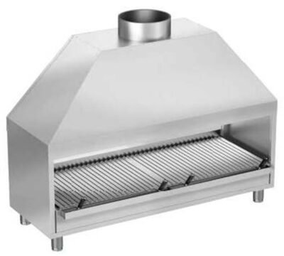 Kömürlü Izgara Kendinden Davlumbazlı 2500x650x1150 mm