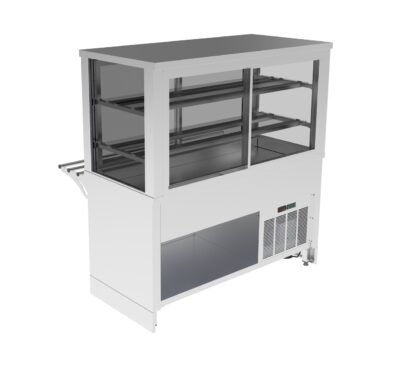 Kule Tip Soğuk Dolap Çift Taraf Sürgü, Alt Deposuz 1200x700x1600 mm