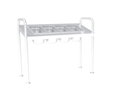 Küver Ünitesi Modülü 6 x Gn 1/6 Küvetli 660x325x700 mm
