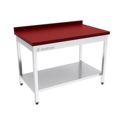 Polietilen Tablalı Çalışma Tezgahı Taban Raflı 1800x700x850 mm