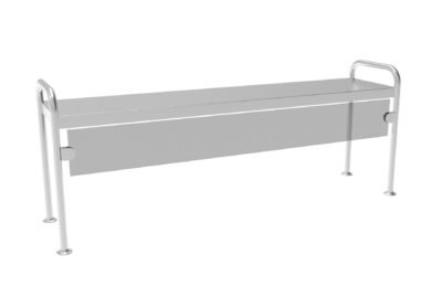 Servis Rafı Tek Sıra 1500x300x450 mm