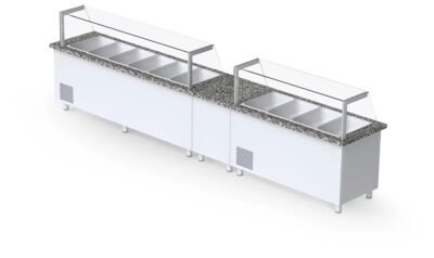 Iceinox NT 01 Nötr Servis Tezgahı, 50x80x132 cm, 430