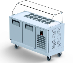 Iceinox Hazırlık Buzdolabı 4 Kapılı FTS 650, 250x70x130