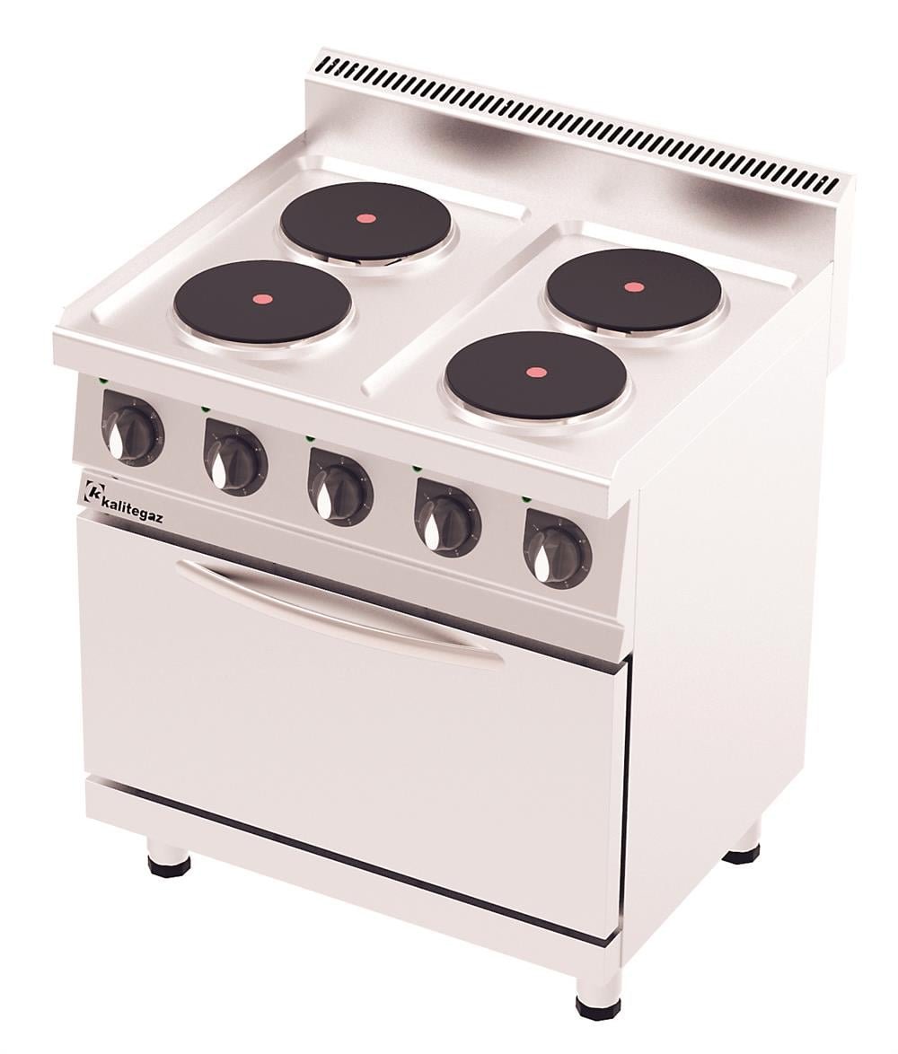 Kuzine Fırınlı Elektrikli Ocak 800 x 700 x 900 mm