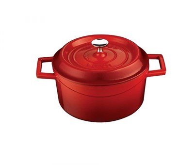 Lava Döküm  Yuvarlak Tencere. Çap14cm.