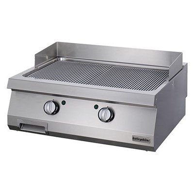 Öztiryakiler 700 SERİ SET ÜSTÜ GRİLL PLATE OLUKLU ELEKTRİKLİ 80*70*30 (7864.N1.80703.11)