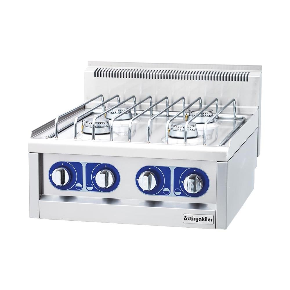 Öztiryakiler 600 SERİ SET ÜSTÜ DÖRTLÜ OCAK GAZLI 60*60*26 (7865.N1.60603.35)
