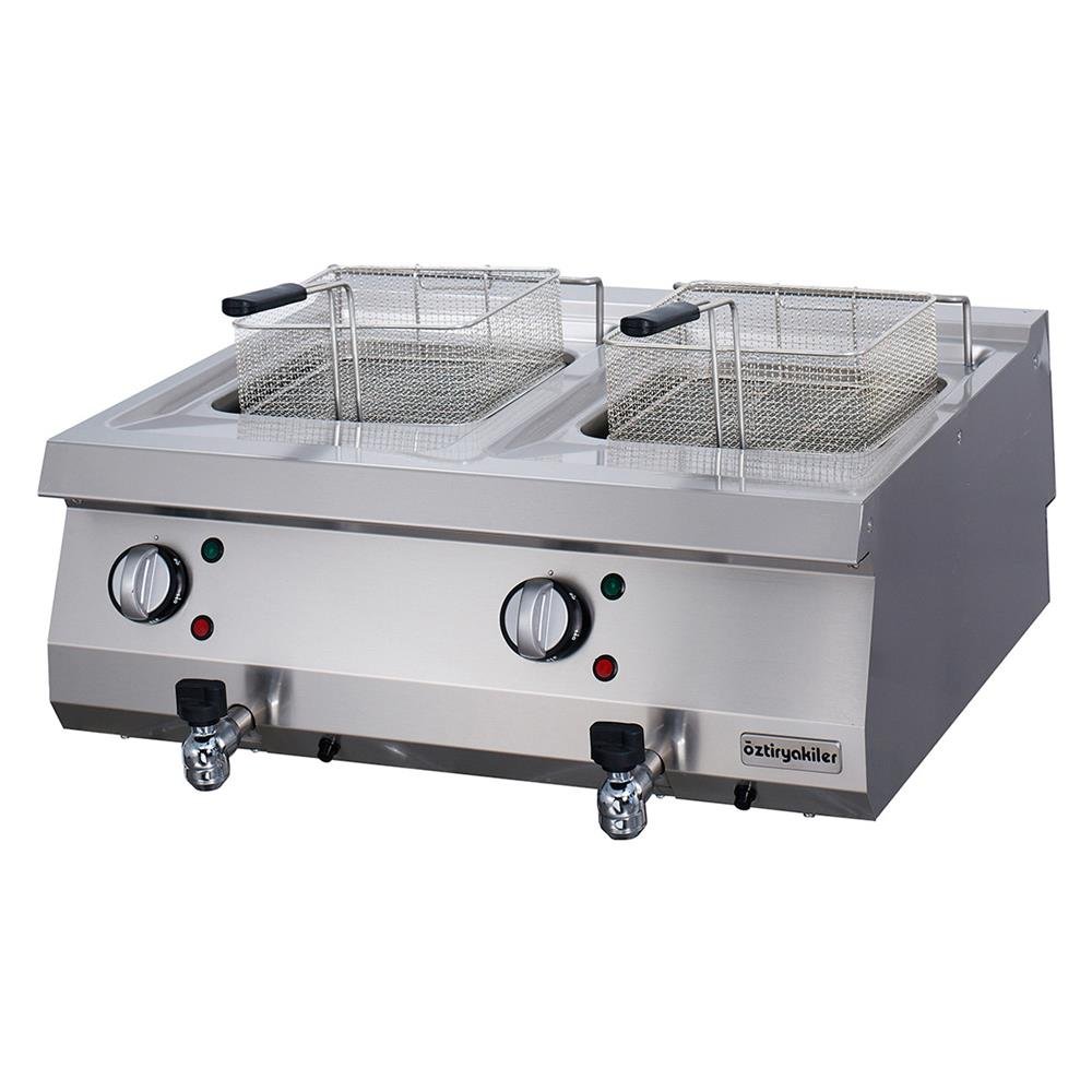 Öztiryakiler 700 SERİ SET ÜSTÜ FRİTÖZ ELEKTRİKLİ 80*70*30 (7856.N1.80703.11)