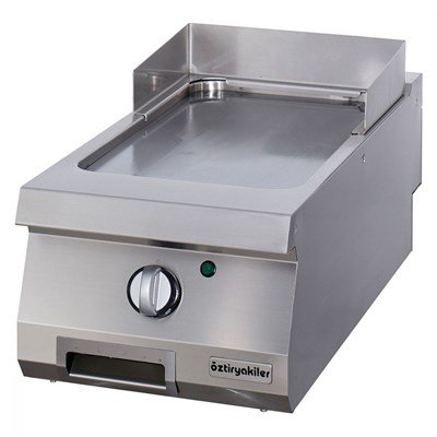 Öztiryakiler 900 SERİ SET ÜSTÜ GRİLL PLATE DÜZ ELEKTRİKLİ 40*90*30-SERT KROM KAPLI (7864.N1.40903.04C)