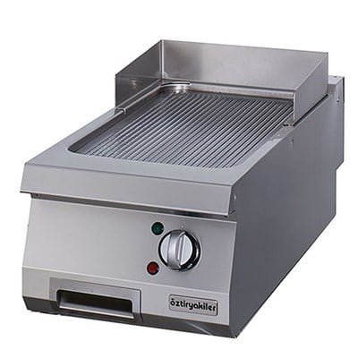 Öztiryakiler 900 SERİ SET ÜSTÜ GRİLL PLATE OLUKLU ELEKTRİKLİ 40*90*30 (7864.N1.40903.01)