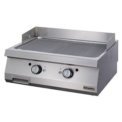 Öztiryakiler 900 SERİ SET ÜSTÜ GRİLL PLATE OLUKLU GAZLI 80*90*30 (7864.N1.80903.13)