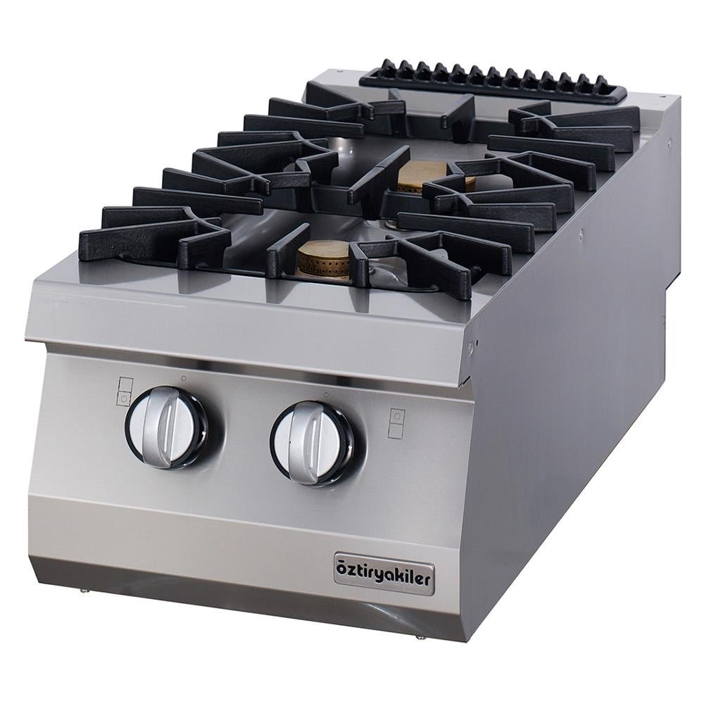 ÖZTİRYAKİLER SET ÜSTÜ İKİLİ OCAK GAZLI 40*90*30 (6+10=16 kW)