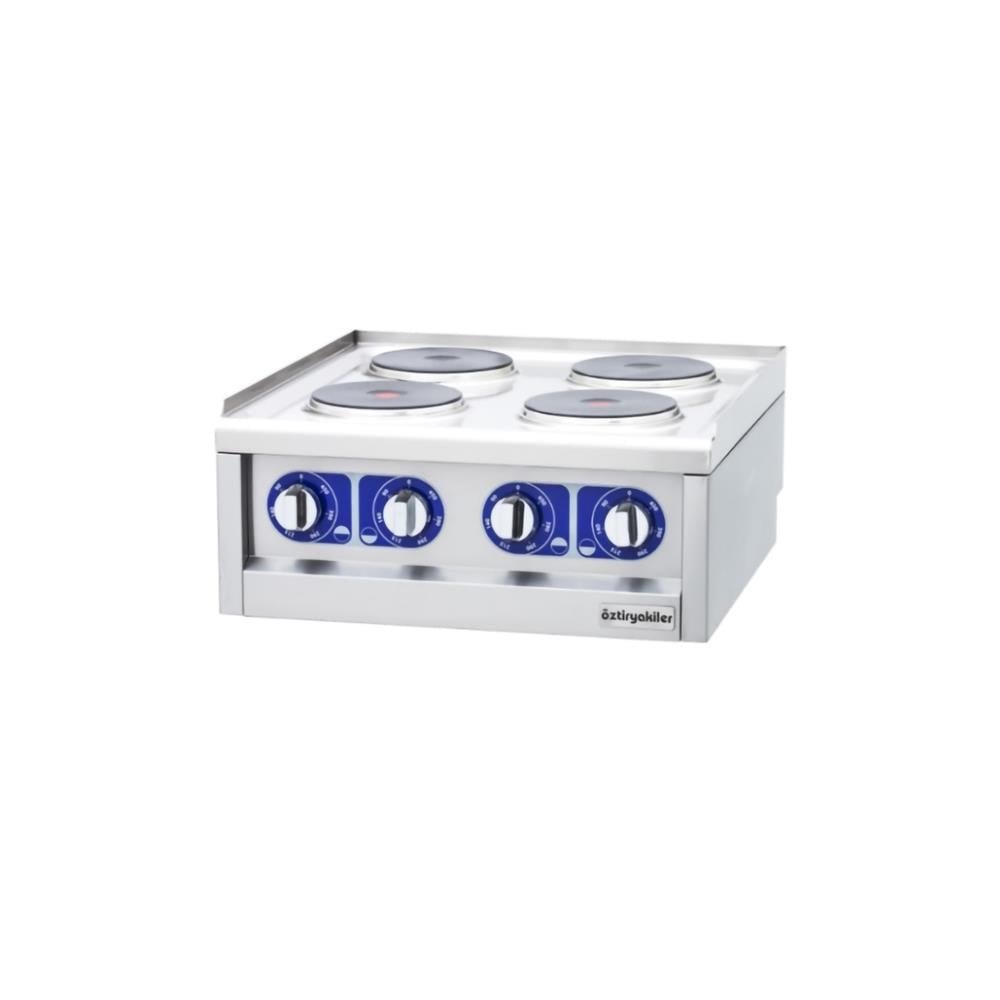Öztiryakiler 600 SERİ SET ÜSTÜ OCAK DÖRTLÜ ELEKTRİKLİ 60*60*26 (7865.N1.60603.14)