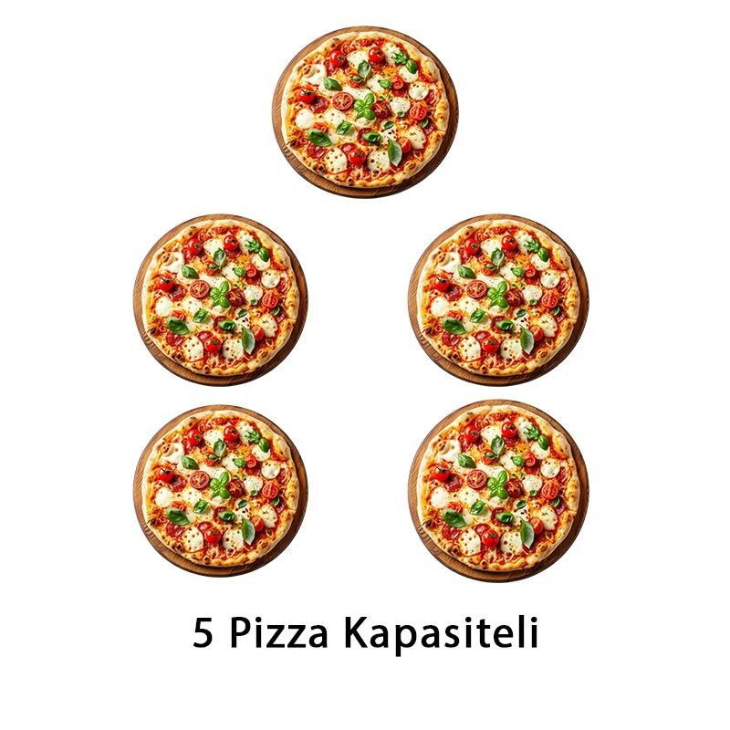 Öztiryakiler PIZZA FIRINI 5'LI ELEKTRIKLI 380 V (8890.P6262.01) - Görsel 2