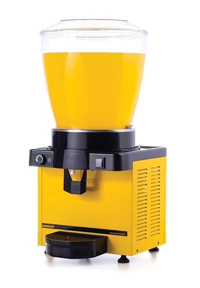 Samixir M22 Soğuk İçecek Dispenseri 22 L Analog Panaromik Sarı