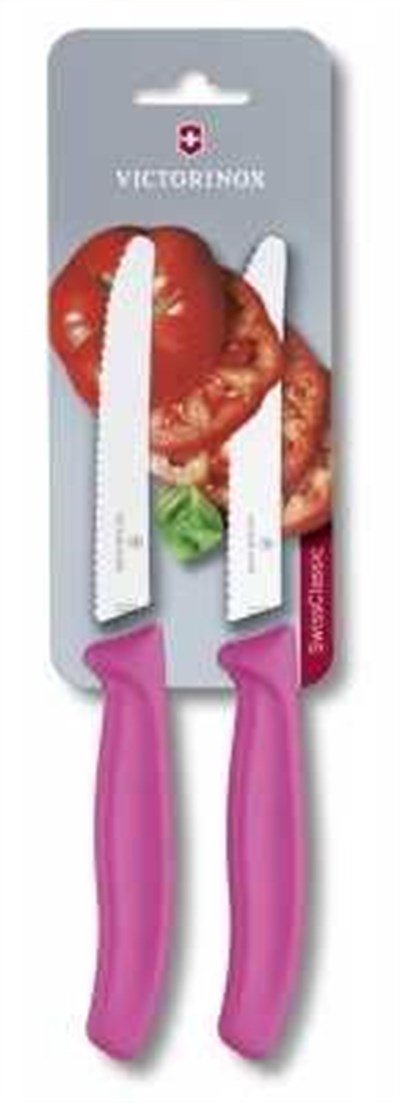 Victorinox Soyma Bıçağı 10 cmTestPembe2 li Blister Vt 6 7836 L115B