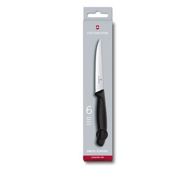 Victorinox Swiss Classic Biftek Bıçak Set 6lı Siyah Blst Vt 6 7233 6