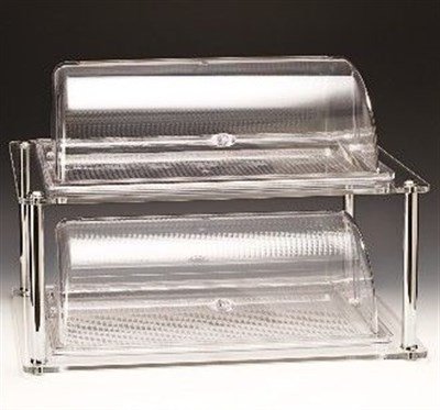 Zicco 2 Katlı Komple Pc Gn 1 1 Roll Top Kapaklı Teşhir Standı Gn 1 1 44*64*H49 cm