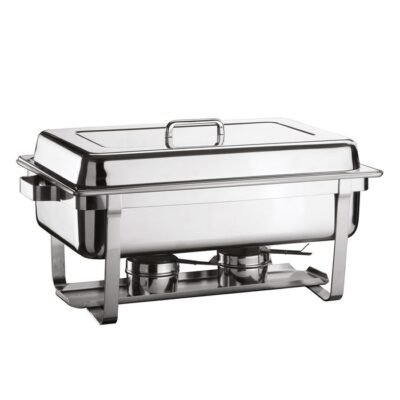 Öztiryakiler CHAFING DISH ÇİN MODEL KAP. İÇİÇE GEÇEN AYAK KIZAKLI, E.ISITICI YOK (045D.0926B.14)