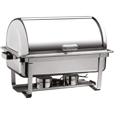 Öztiryakiler CHAFING DISH YEKPARE ROLLTOP KAP.İÇİÇE GEÇEN AYAK (045L.09262.07)