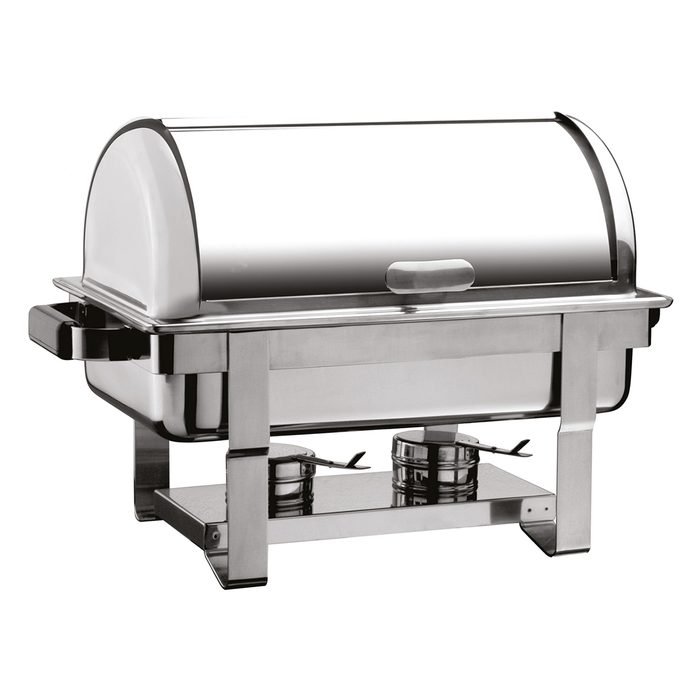Öztiryakiler CHAFING DISH YEKPARE ROLLTOP KAP.İÇİÇE GEÇEN AYAK KIZAKLI, E.ISITICI YOK (045L.0926B.07)