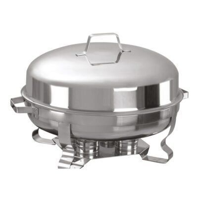 Öztiryakiler CHAFING DISH YUVARLAK 80 CM KAPAK WAS AYAK (045M.0307I.06)