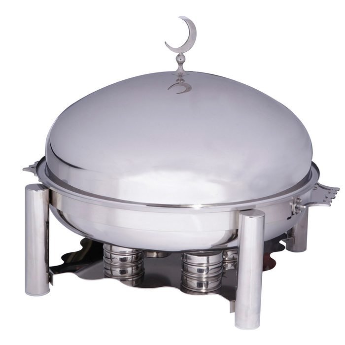 Öztiryakiler CHAFING DISH YUVARLAK 80 CM KAPAK ORTADOGU MODEL (045M.2429I.21)