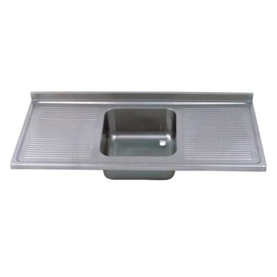 Öztiryakiler TABLALI EVYE 140*60 TEK GÖZ ÇİFT DAMLALIKLI 40*40*25 GÖZLÜ 1,00 MM (0754.146A0.13)