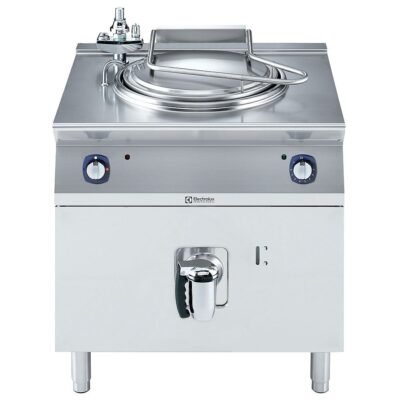 Electrolux Professional, Endüstriyel 60 Lt elektrikli kaynatma kazanı, AISI316, indirek ısıtmalı, basınç sviçli, derinlik 730 mm – 800 mm – Ölçüler: GxDxY 800x730x850 mm, 371272