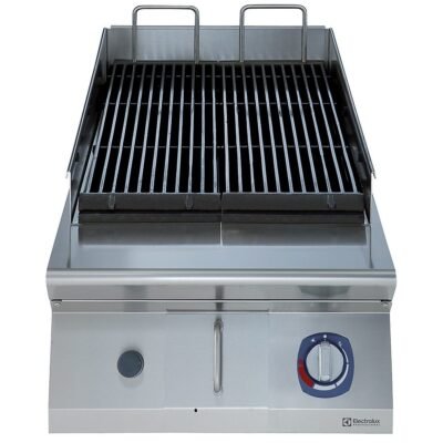 Powergrill-Gazlı set üstü HP barbekü, pişirme yüzeyinde max.350°C sıcaklık, döküm ızgaralı, radyan ısıtma, paslanmaz brulörlü – 400 mm – Ölçüler: GxDxY 400x930x250 mm