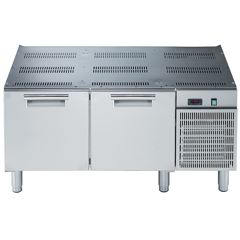 Endüstriyel Soğutmalı cihaz altı tezgah, 2 çekmeceli, +10/-2°C, otomatik defrost-R290 - Ölçüler: GxDxY 1200x830x600 mm