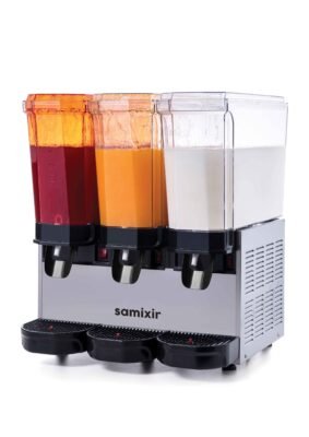 Samixir 20+20+20 L Klasi̇k Triple Fiski̇yeli̇+kariştiricili+kariştiricili Soğuk İçecek Di̇spenseri̇ INOX-R134A-50/60HZ (60.SMMI)