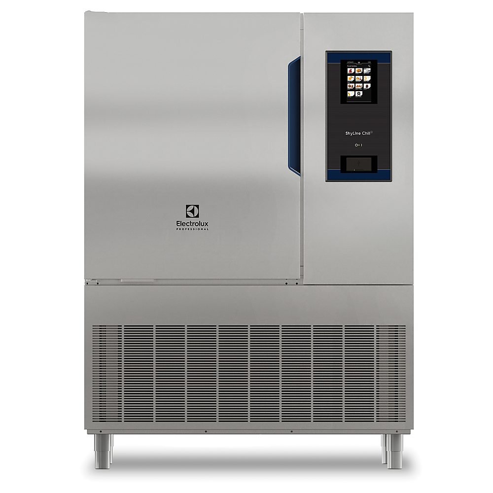 Skyline ChillS şok soğutucu dondurucu seviye, tepsi araları 30mm), dokunmatik ekran kontrollü - Ölçüler: GxDxY 1250x1092x1735 mm