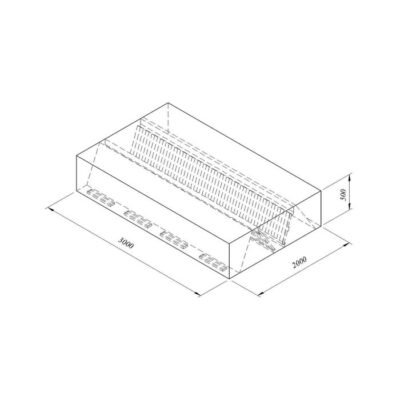 Öztiryakiler DAVLUMBAZ ORTA TİP FİLTRELİ KUTU TİP ÇİFT CİDAR 300*200 (7885.30205.14)