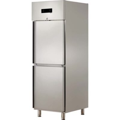 Öztiryakiler GN 600 LMV CIFT YARIM INOX KAPI DIK TIP DERIN DONDURUCU (7919.06LMV.10)