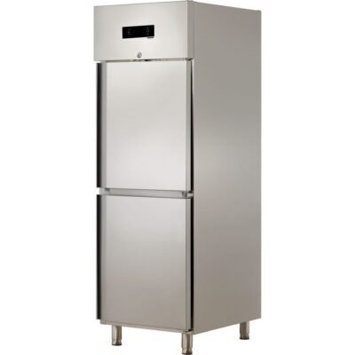 Öztiryakiler GN 600 NMV CIFT YARIM INOX KAPI DIK TIP BUZDOLABI (7919.06NMV.10)