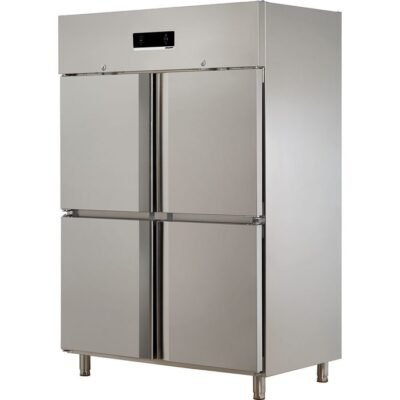Öztiryakiler GN 1200 NMV 4 YARIM INOX KAPI DIK TIP BUZDOLABI (7919.12NMV.10)