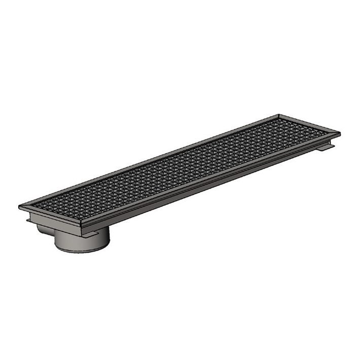 Öztiryakiler YER IZGARASI TAVALI KENARDAN SIFONLU -SOLDAN CIKISLI Q50 PVC 290*290 (7960.02929.5Y4)