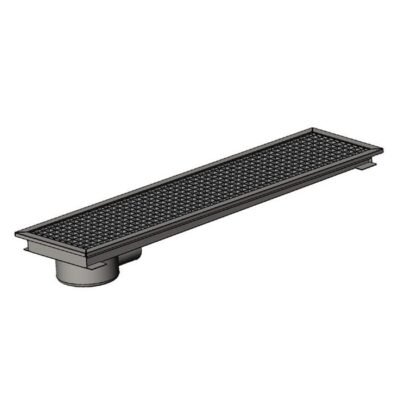 Öztiryakiler YER IZGARASI TAVALI KENARDAN SIFONLU -ARKADAN CIKISLI Q100 PVC 490*290 (7960.04929.1Y5)